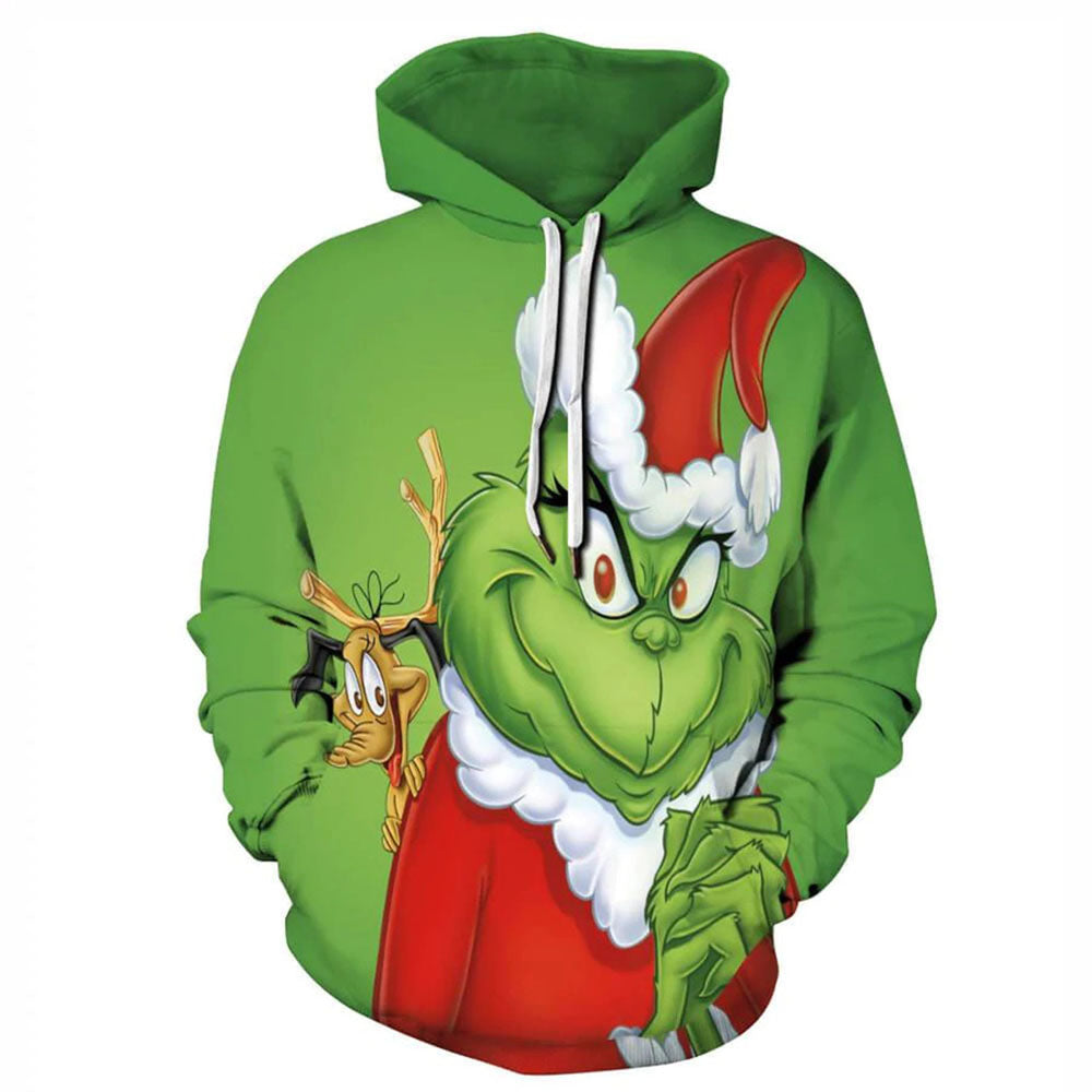 The Grinch Smile Unisex 3D Hoodie - Hoodie - OwlsMatrix – Owls