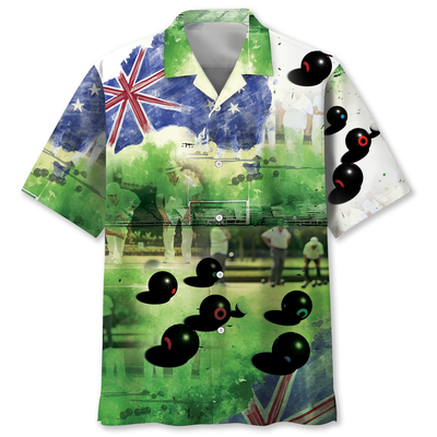 Aussie Lawn Bowls Hawaiian Shirt