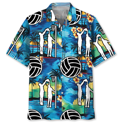 Netball Beach Hawaiian Shirt