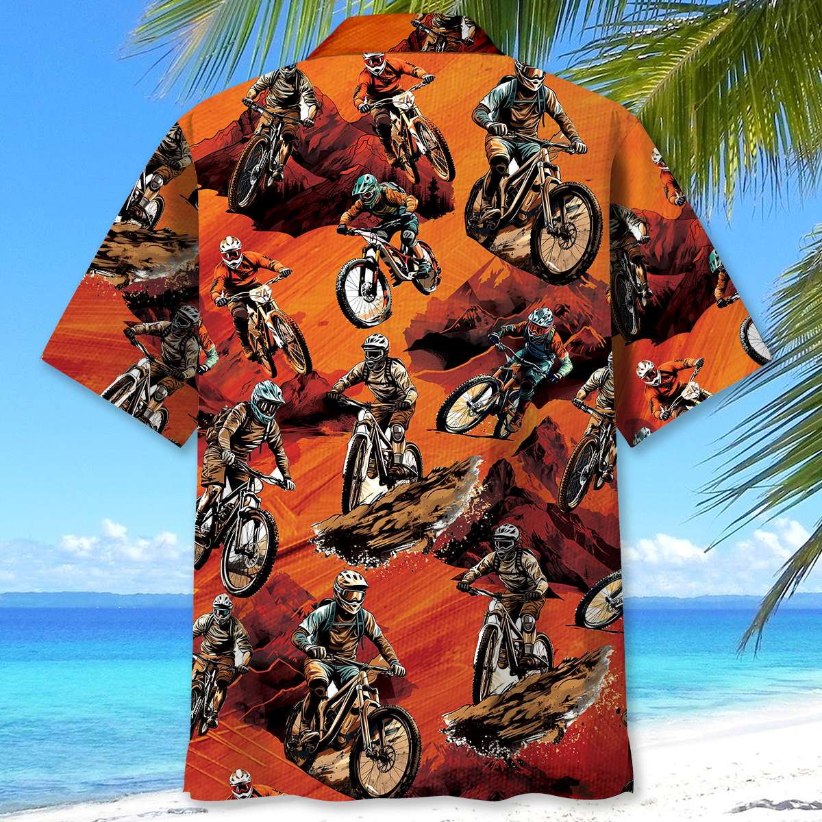 Dirt Mountain Bike Racing Hawaiian Shirt
