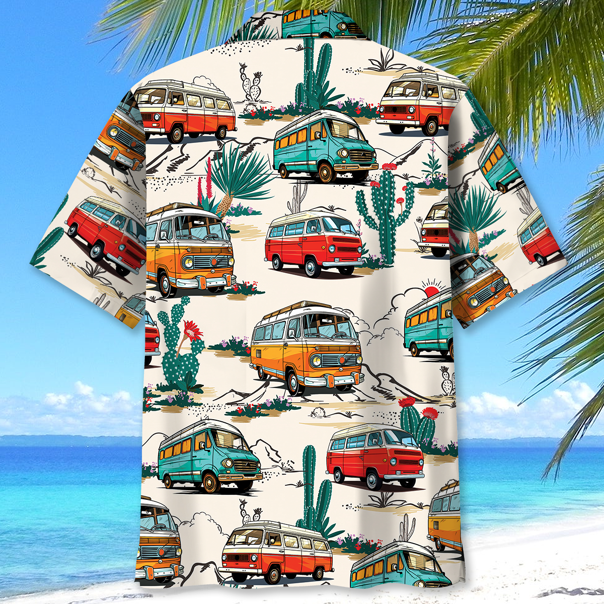 Minivan Car Hawaiian Shirt