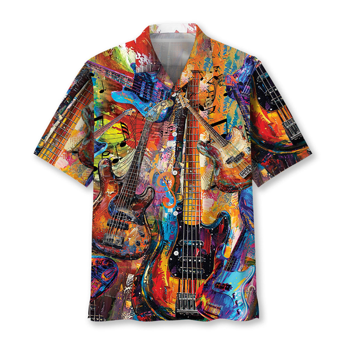 Vintage Guitar Artist Hawaiian Shirt