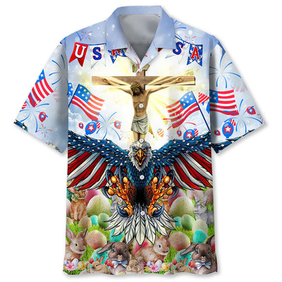 American Easter Day Hawaiian Shirt
