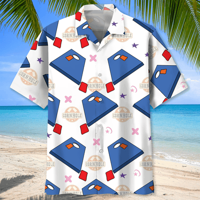 Cornhole Board Hawaiian Shirt