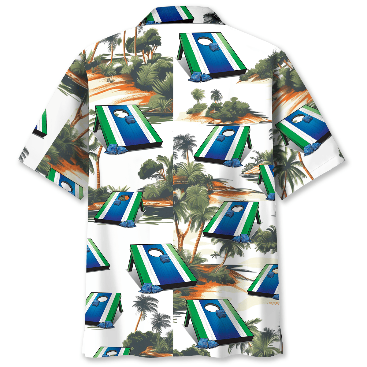 Tropical Cornhole Hawaiian Shirt