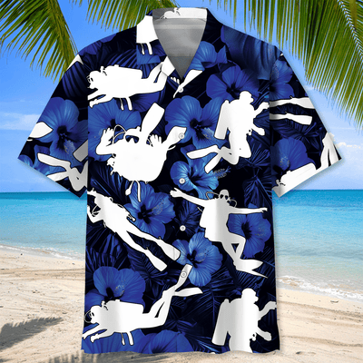 Summer Diver Hawaiian Shirt