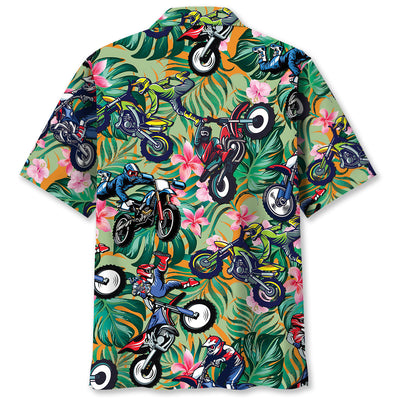 Summer Dirt Bike Hawaiian Shirt
