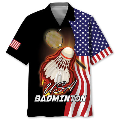 American Badminton Hawaiian Shirt