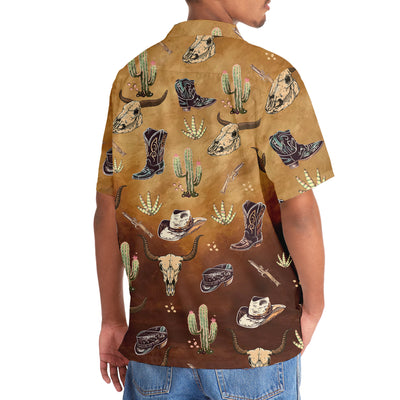 Cowboy Cactus Hawaiian Shirt