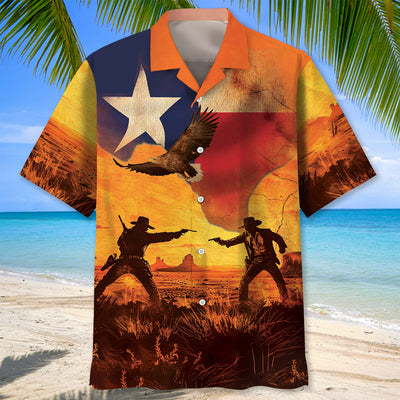 Desert Cowboy Duel Hawaiian Shirt