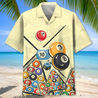 Vintage Billiard Hawaiian Shirt