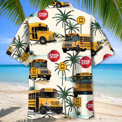 Aloha School Bus Hawaiian Shirt