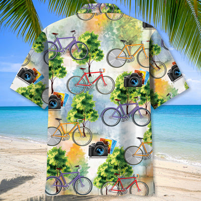 Cycling Photograph Mountain Hawaiian Shirt
