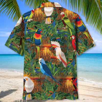 Parrot Sunset Marsh Hawaiian Shirt