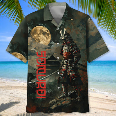 Samurai Warrior Hawaiian Shirt