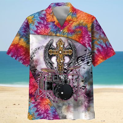 Hippie Drummer Hawaiian Shirt