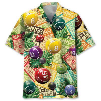 Vintage Bingo Hawaiian Shirt