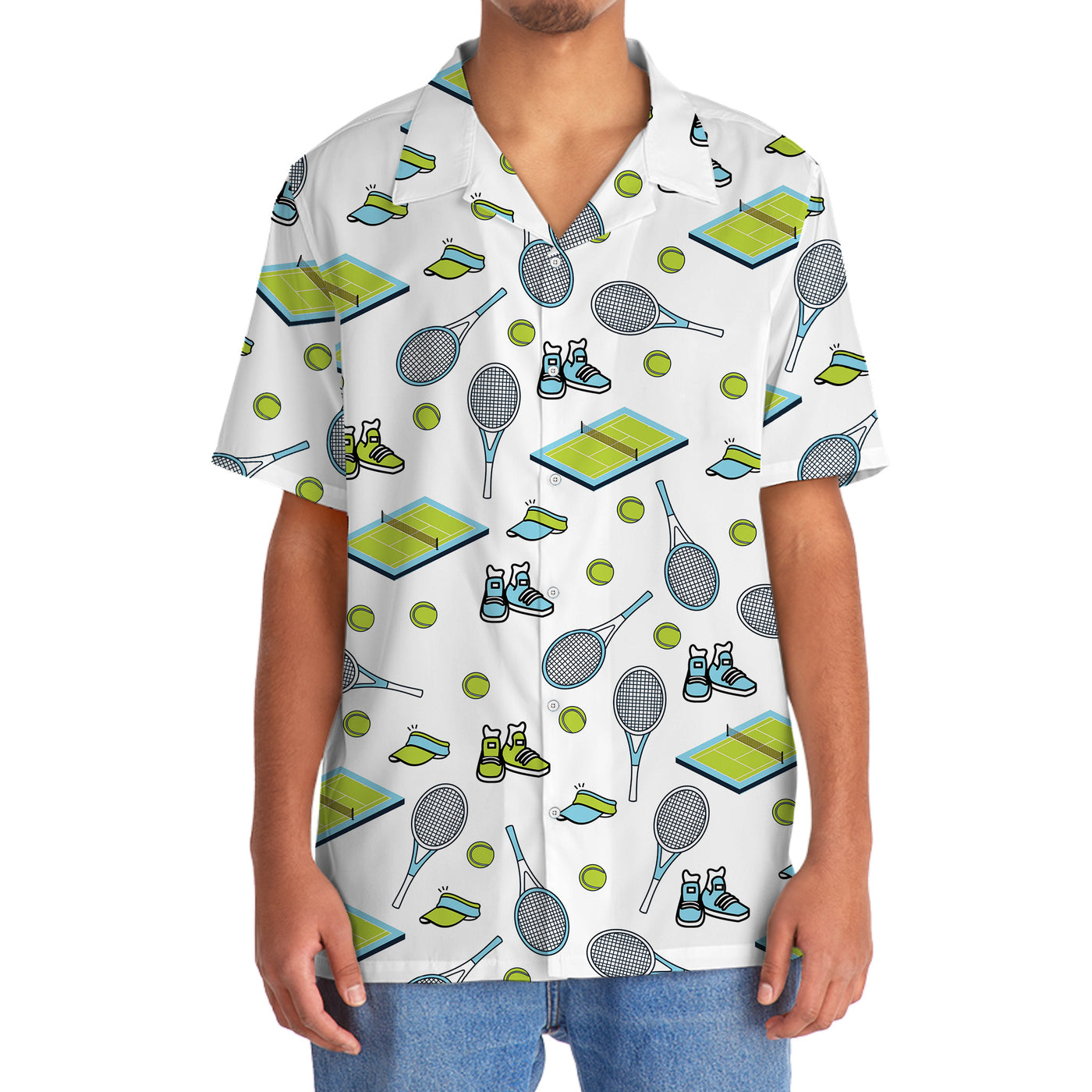 Funny Tennis Hawaiian Shirt