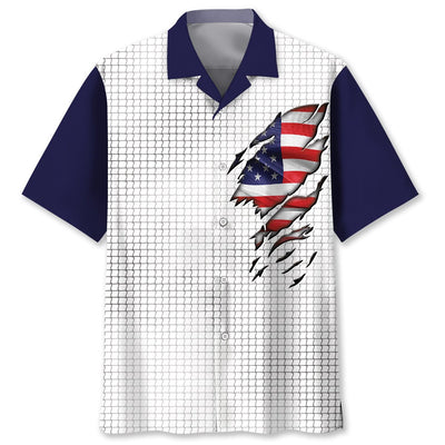 Tennis American Hawaiian Shirt