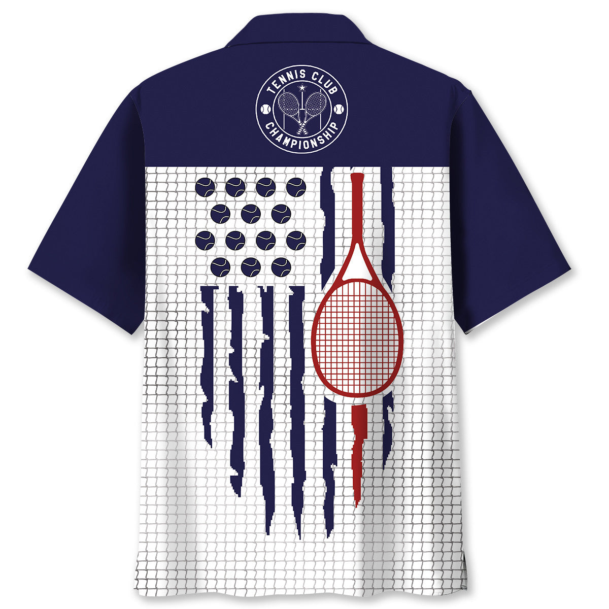 Tennis American Hawaiian Shirt