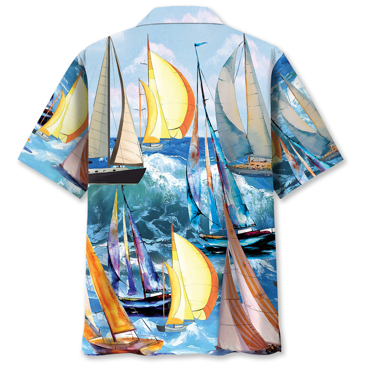 Vintage Sailboat Hawaiian Shirt