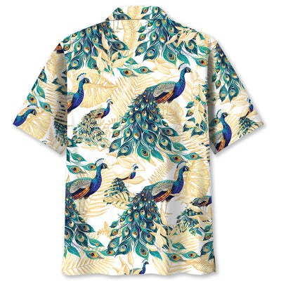 Tropical Peacock Hawaiian Shirt