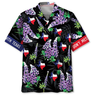 Don't Mess With Texas Hawaiian Shirt Men