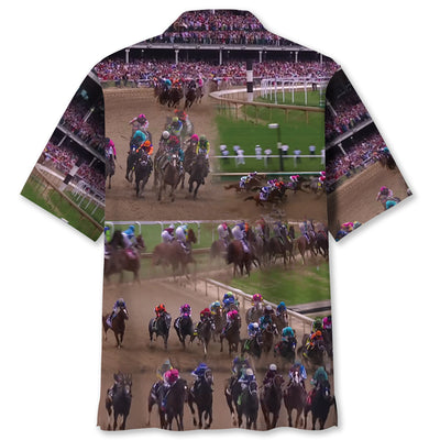 Derby Horse Racing Hawaiian Shirt