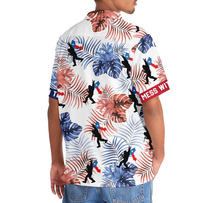 I Stand With Texas Bigfoot Hawaiian Shirt