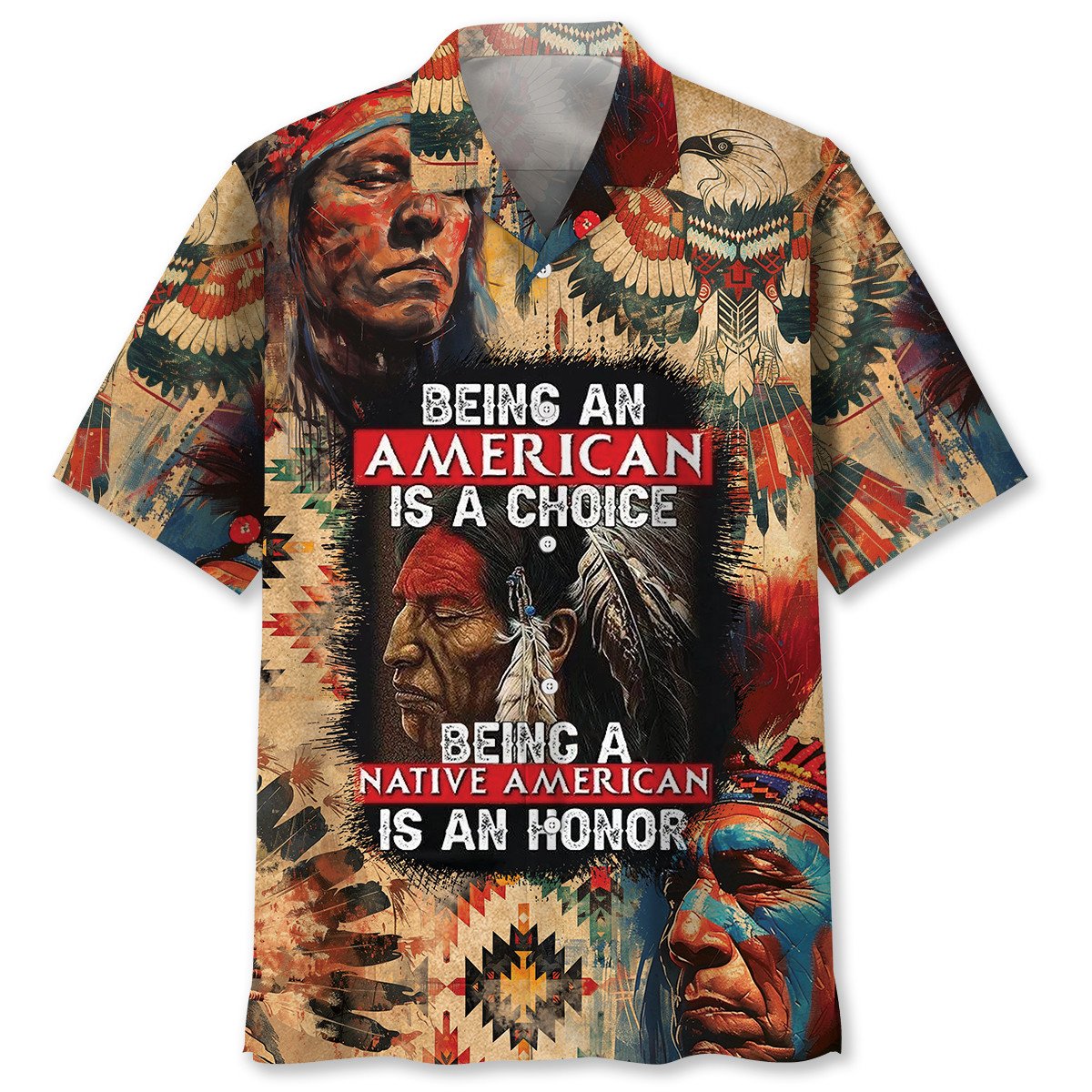 American Native Proud Hawaiian Shirt