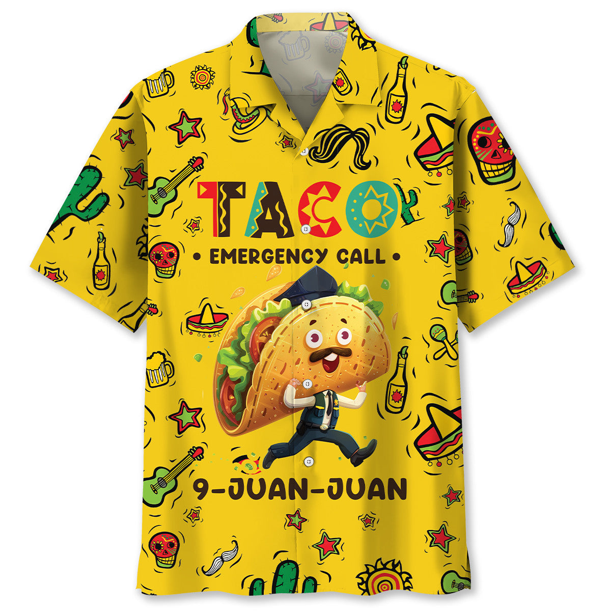 Taco Emergency Call Hawaiian Shirt