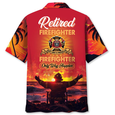 Firefighter Retirement Hawaiian Shirt