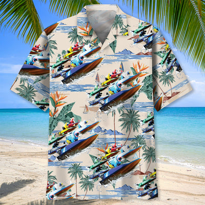 Power Boat Racing Hawaiian Shirt