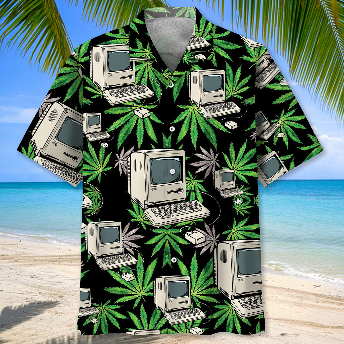 Retro Computer Hawaiian Shirt