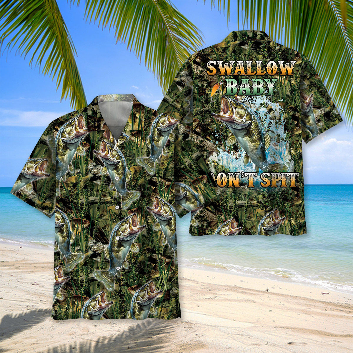 Swallow Baby Don't Spit Hawaiian Shirt