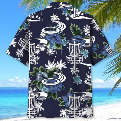 Disc Golf Blue Nature Hawaiian Shirt