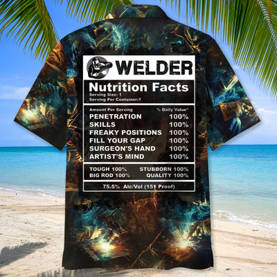 Funny Welder Nutrition Hawaiian Shirt