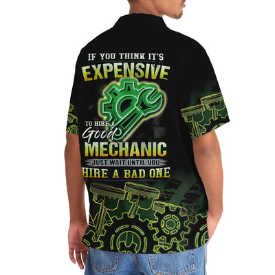 Mechanic Neon Hawaiian Shirt