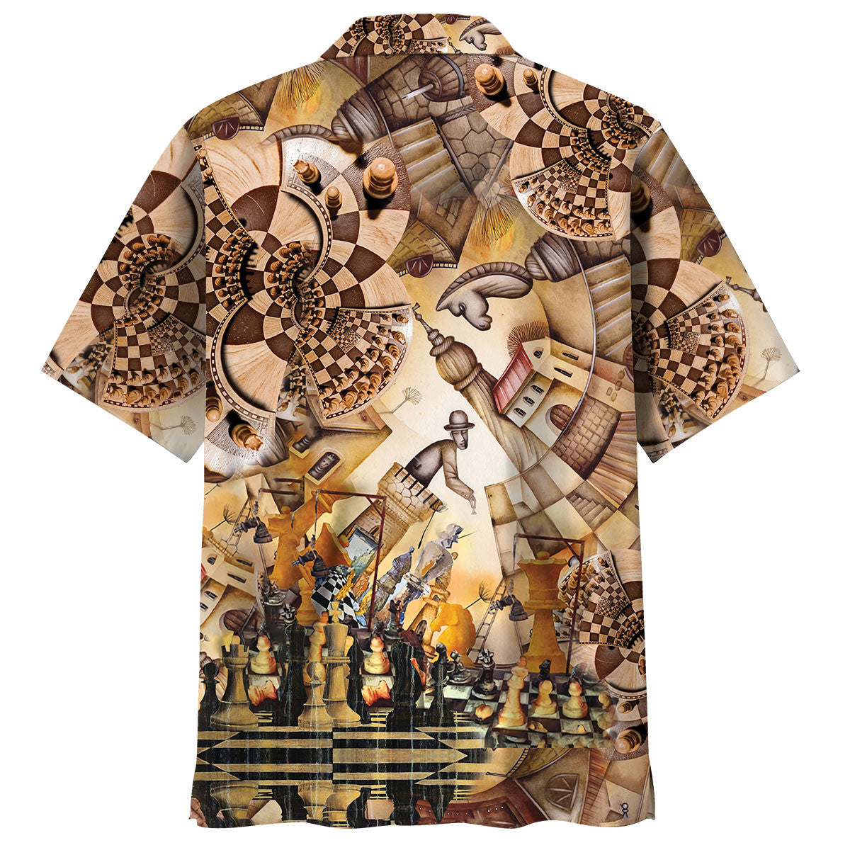 Chess Vintage Art Hawaiian Shirt