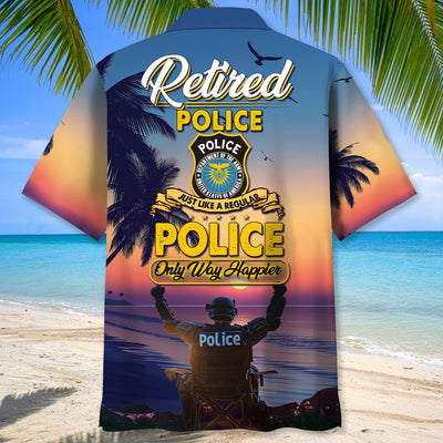 Police Retirement Hawaiian Shirt