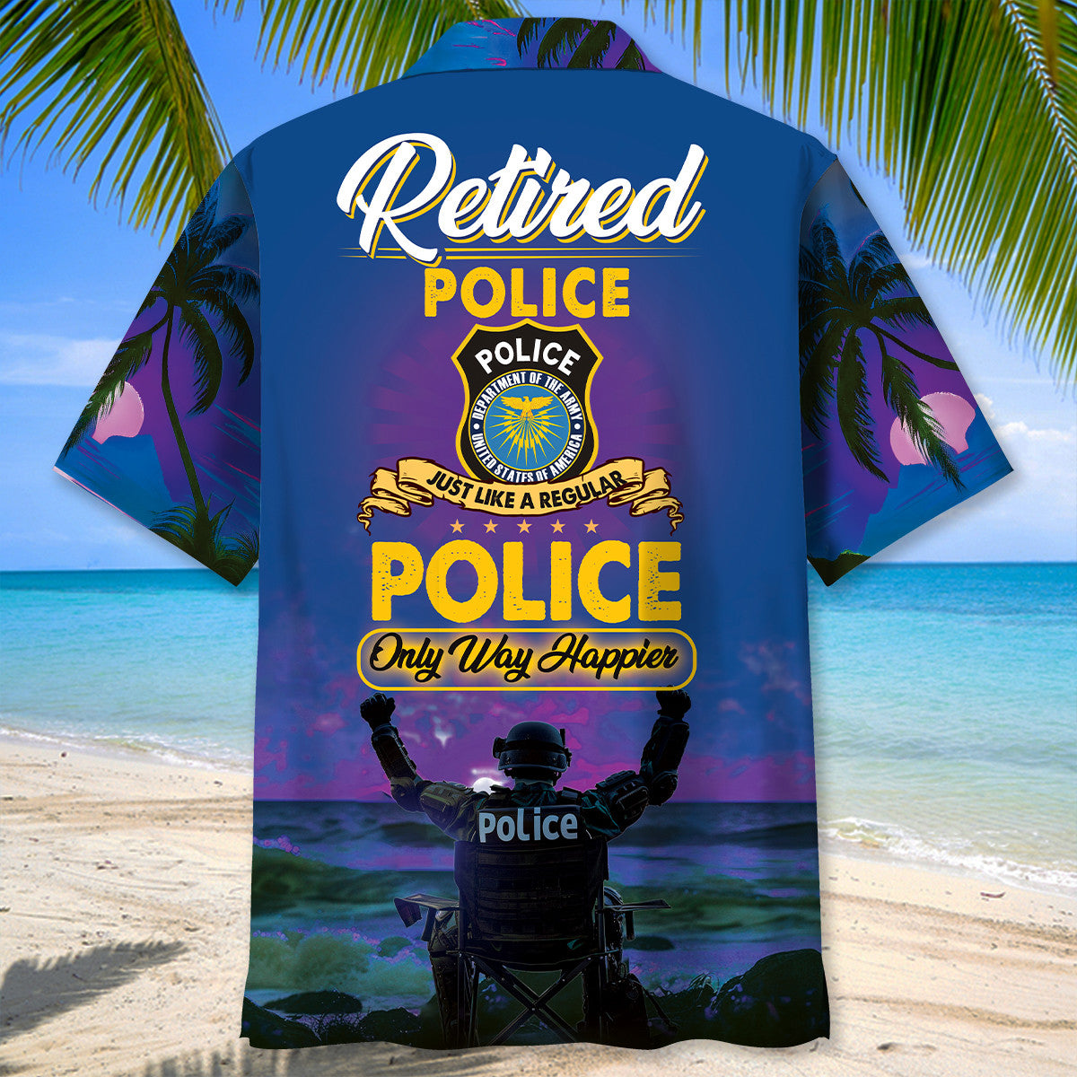 Police Retirement Life Hawaiian Shirt