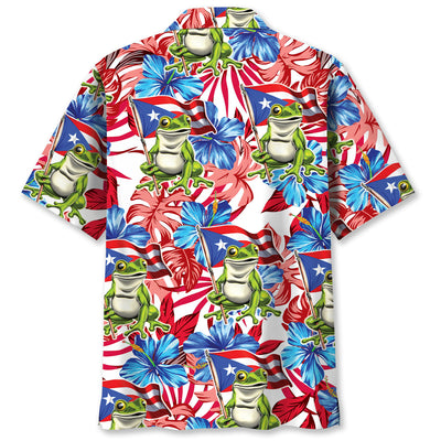 Puerto Rico Tropical Hawaiian Shirt