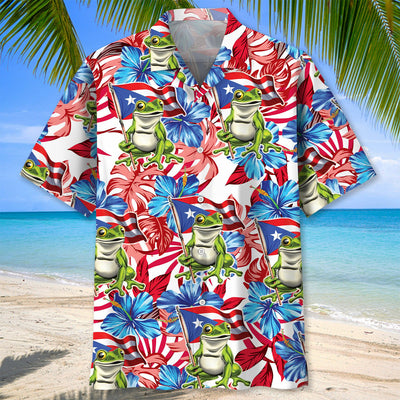 Puerto Rico Tropical Hawaiian Shirt