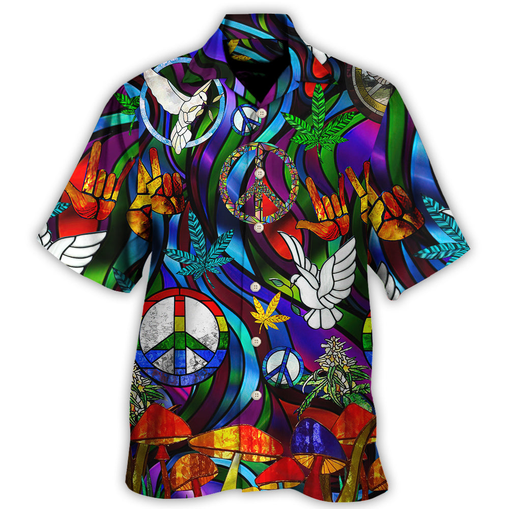 Hippie Is Peace Love Bird Life Style - Hawaiian Shirt