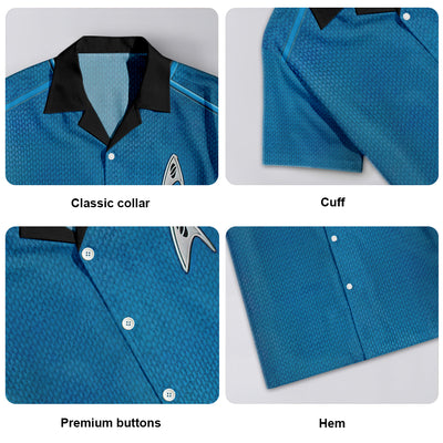 Star Trek Into Darkness Blue Cool - Hawaiian Shirt