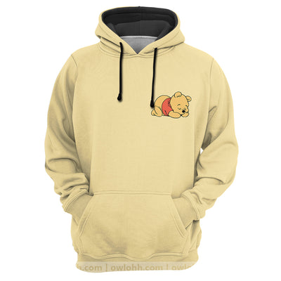Pooh Bear Winnie The Pooh Disney Over Print 3d Zip Hoodie, Unisex Hoodie - OwlsMatrix