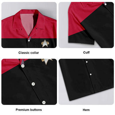 Star Trek Voyager Red Costume Cool - Hawaiian Shirt