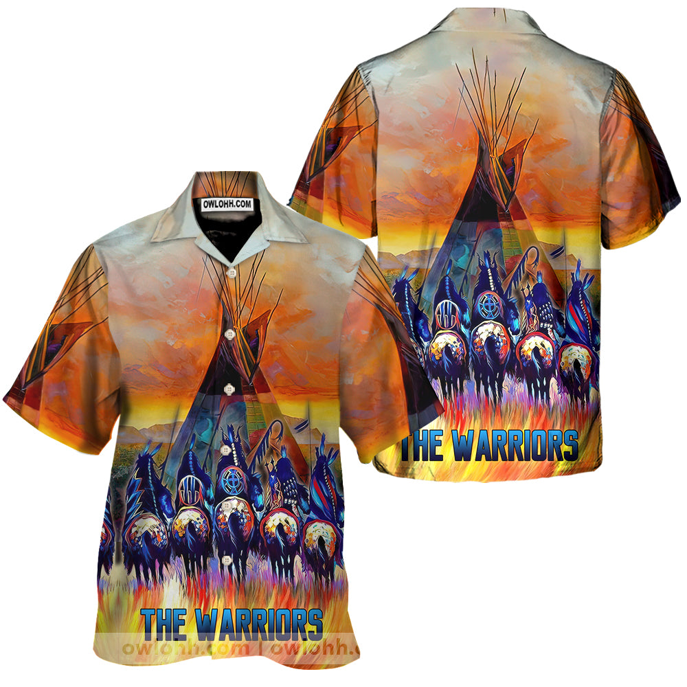 Native Pride Peaceful Forever The Warriors - Hawaiian Shirt