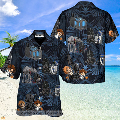 Starwars #1 DAD Baby Care Darth Vader Tropical - Hawaiian Shirt