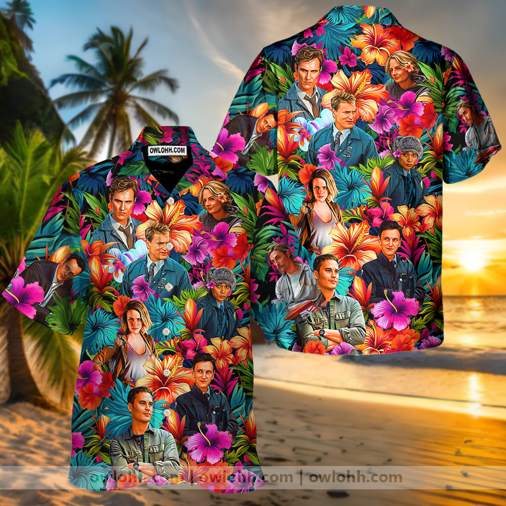 True Detective Synthwave Tropical Summer Special - Hawaiian Shirt